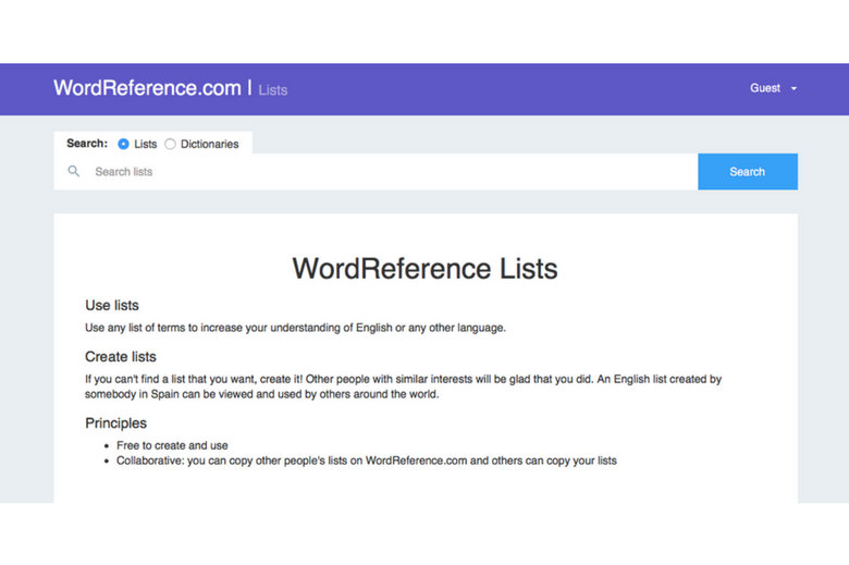 Comment utiliser WordReference - WordReference est un outil complet, saviez-vous que vous pouvez trouver des listes de vocabulaire sur le site ? 